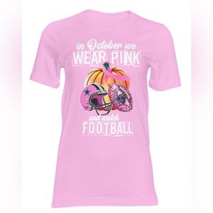 Custom Cowboys In October We Wear Pink T-shirt